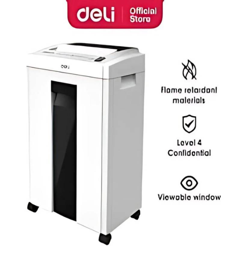 Destructeur De Papier Déchiqueteuse de Bureau Deli 9952 10 Sheets 16 Litres